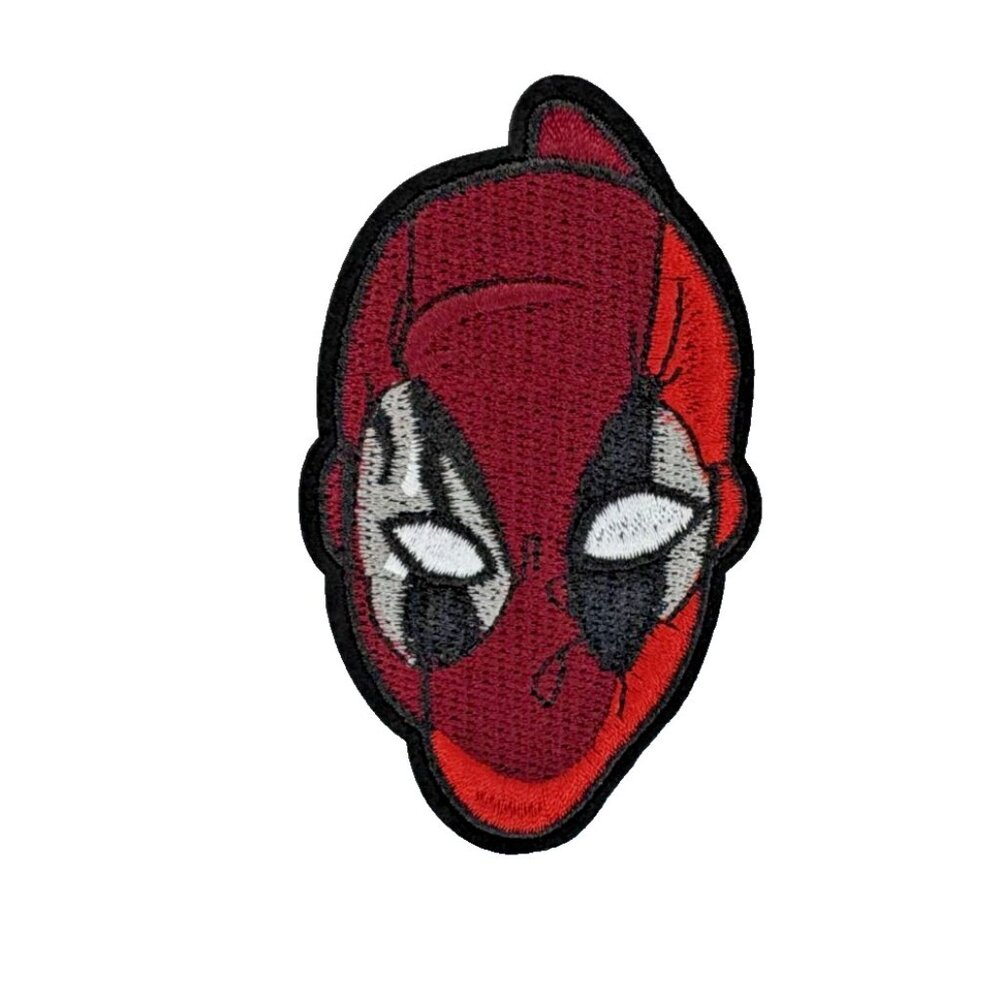 Deadpool Marvel Superhero Mask 3in Embroidered Sew / Iron-on Patch